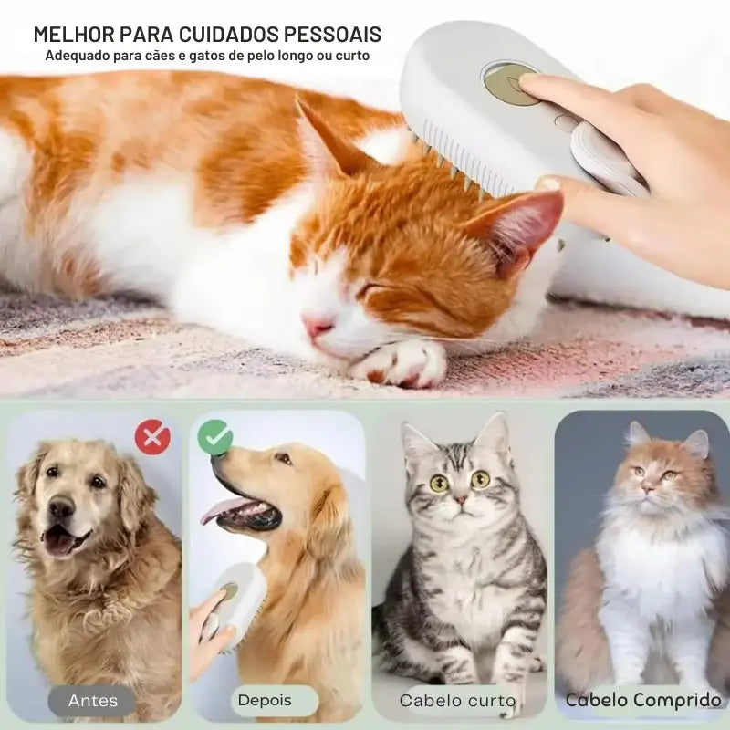 Escova Spray 3 em 1