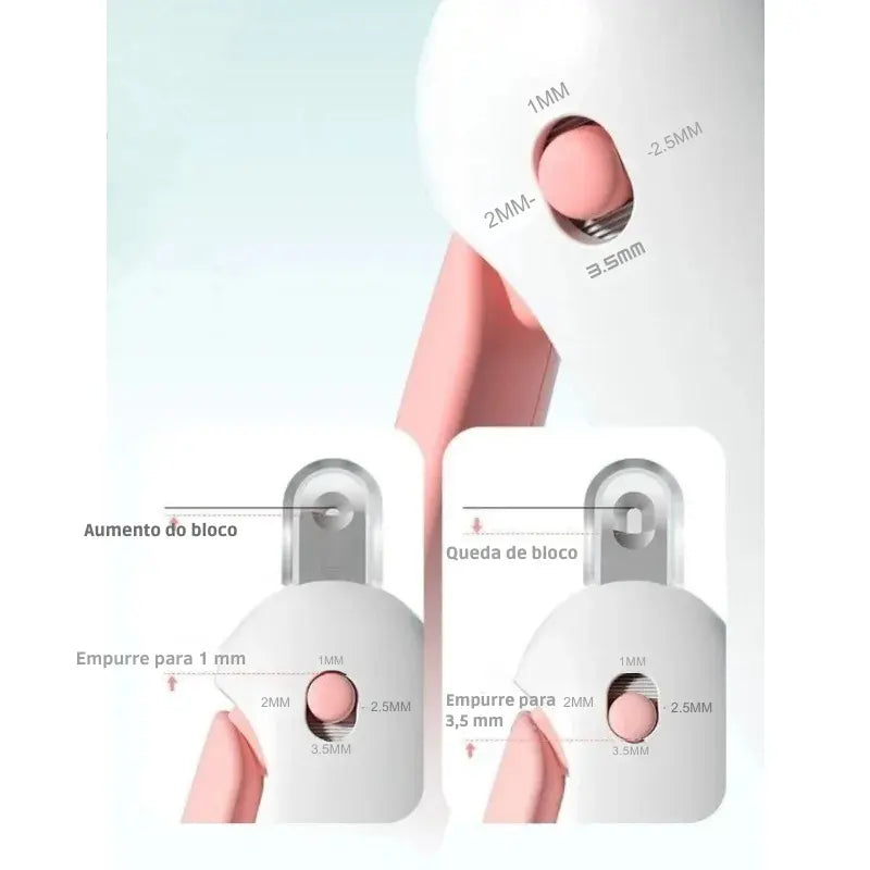 Aparador de Unhas com Furo Ajustável