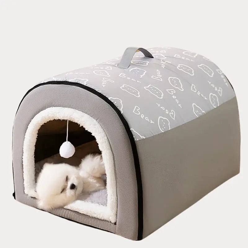 Casinha de Pelúcia para Cães e Gatos