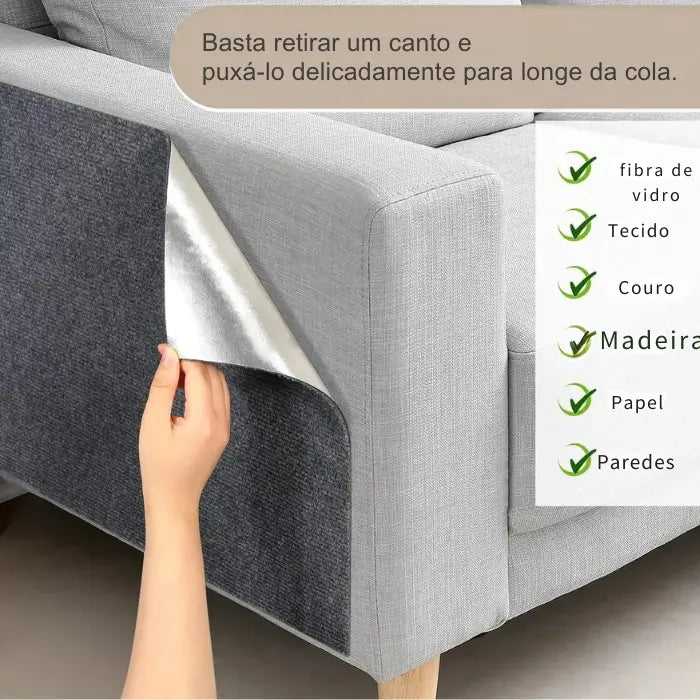 Tapete Adesivo Protetor para Garras de Gato