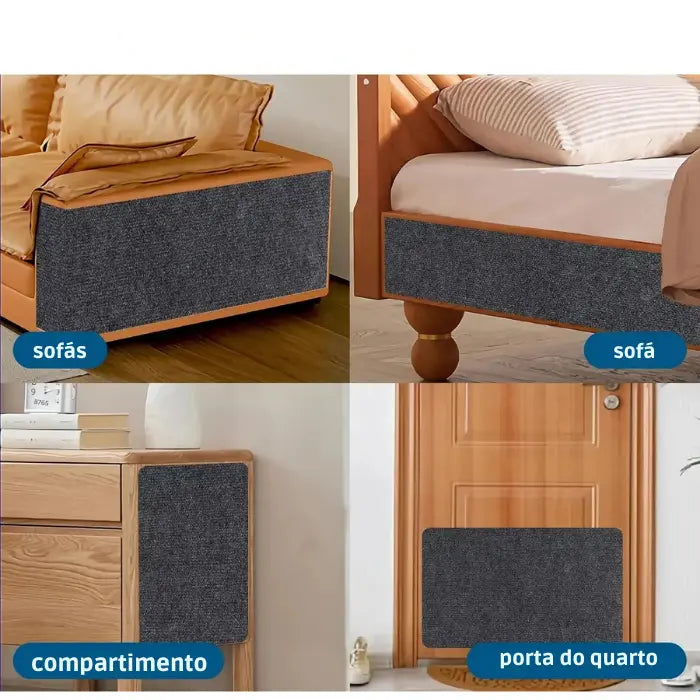 Tapete Adesivo Protetor para Garras de Gato