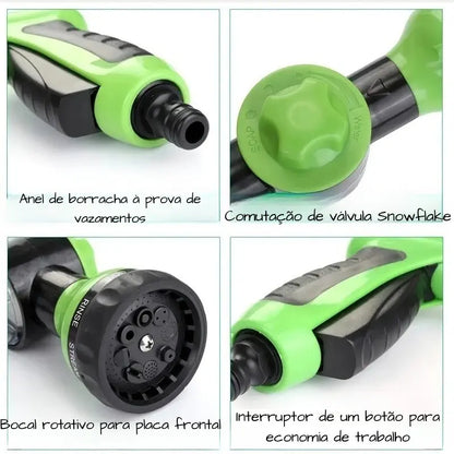 Pistola de Água Multifuncional 8 em 1