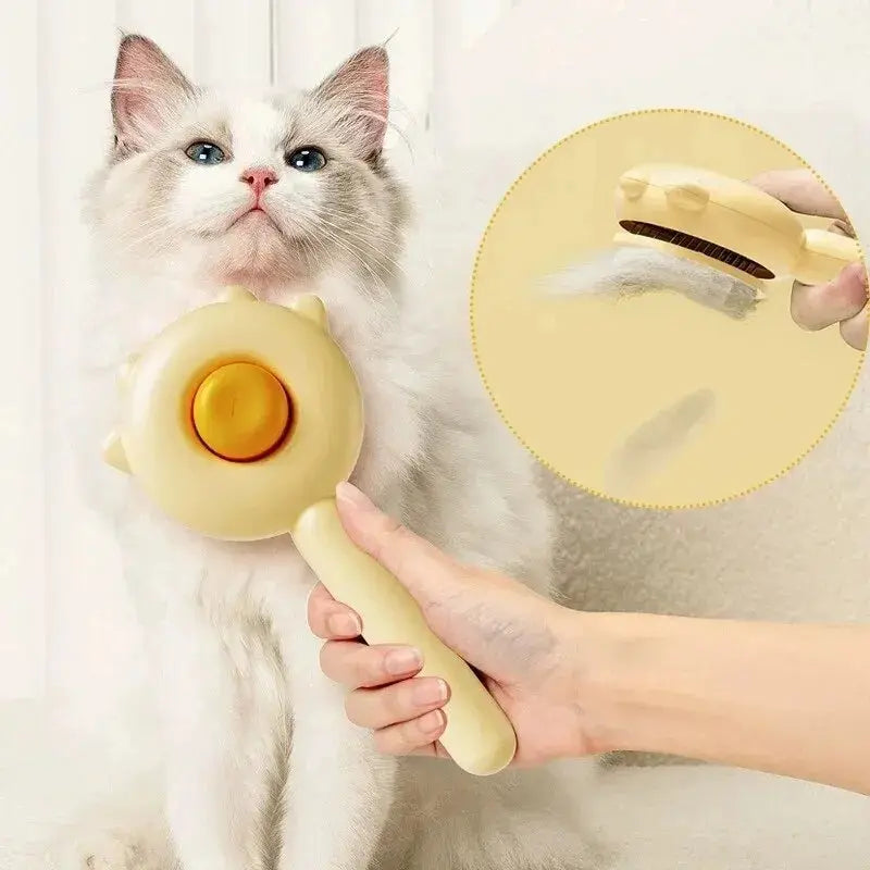 Escova removedora de pelos para pet