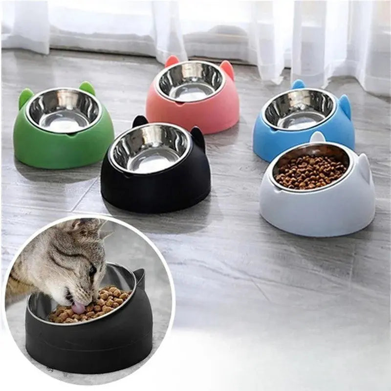 Tigela Inclinada Antiderrame para Gato