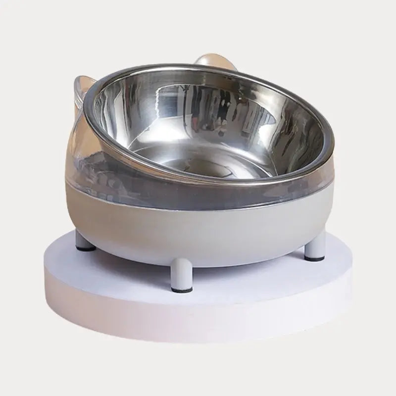 Alimentador Elevado com Tigela Inoxidável