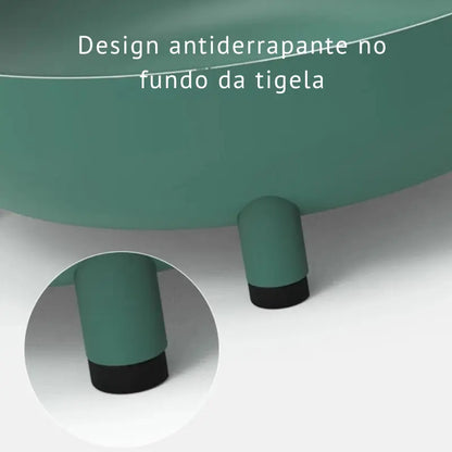Alimentador Elevado com Tigela Inoxidável