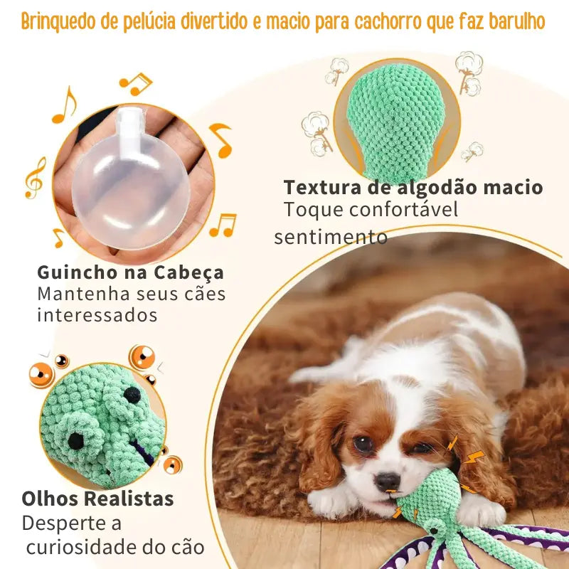 Peluche Puzzle Polvo