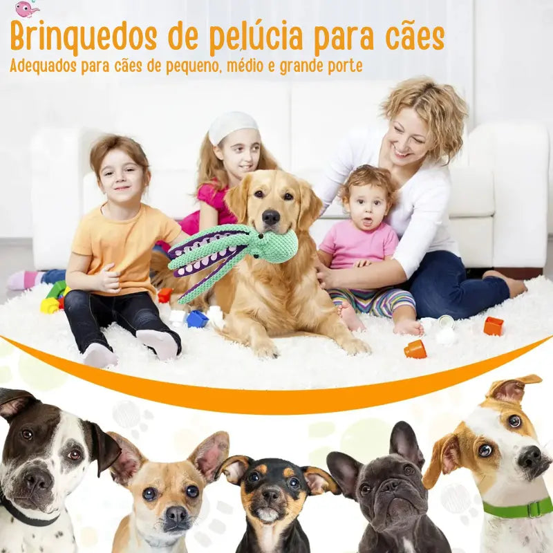 Peluche Puzzle Polvo