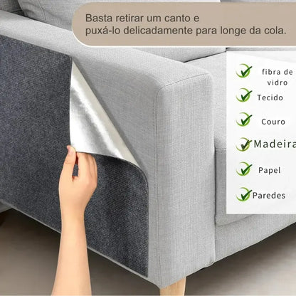 Tapete Adesivo Protetor para Garras de Gato